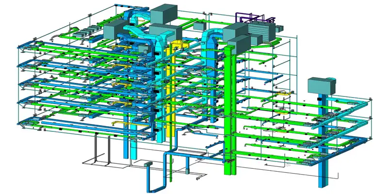 MEP BIM Coordination Drawing
