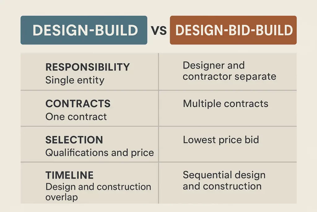 Design Build vs Design Bid Build