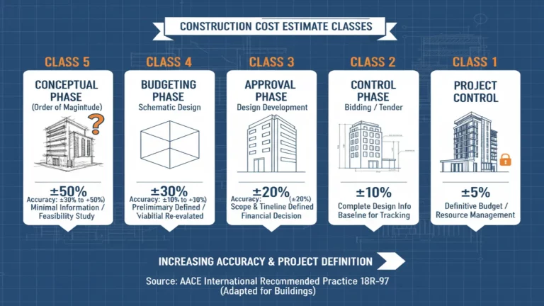 Construction Estimate Classes